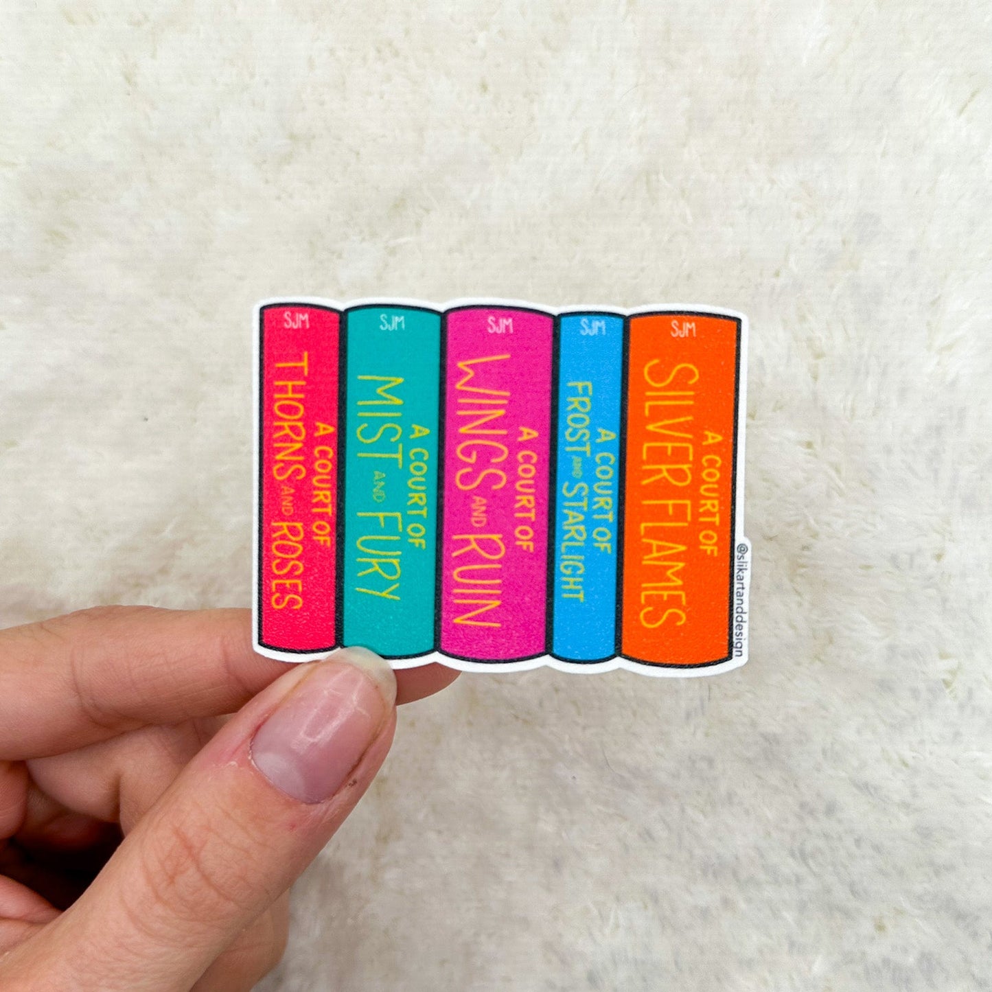 ACOTAR Books Sticker