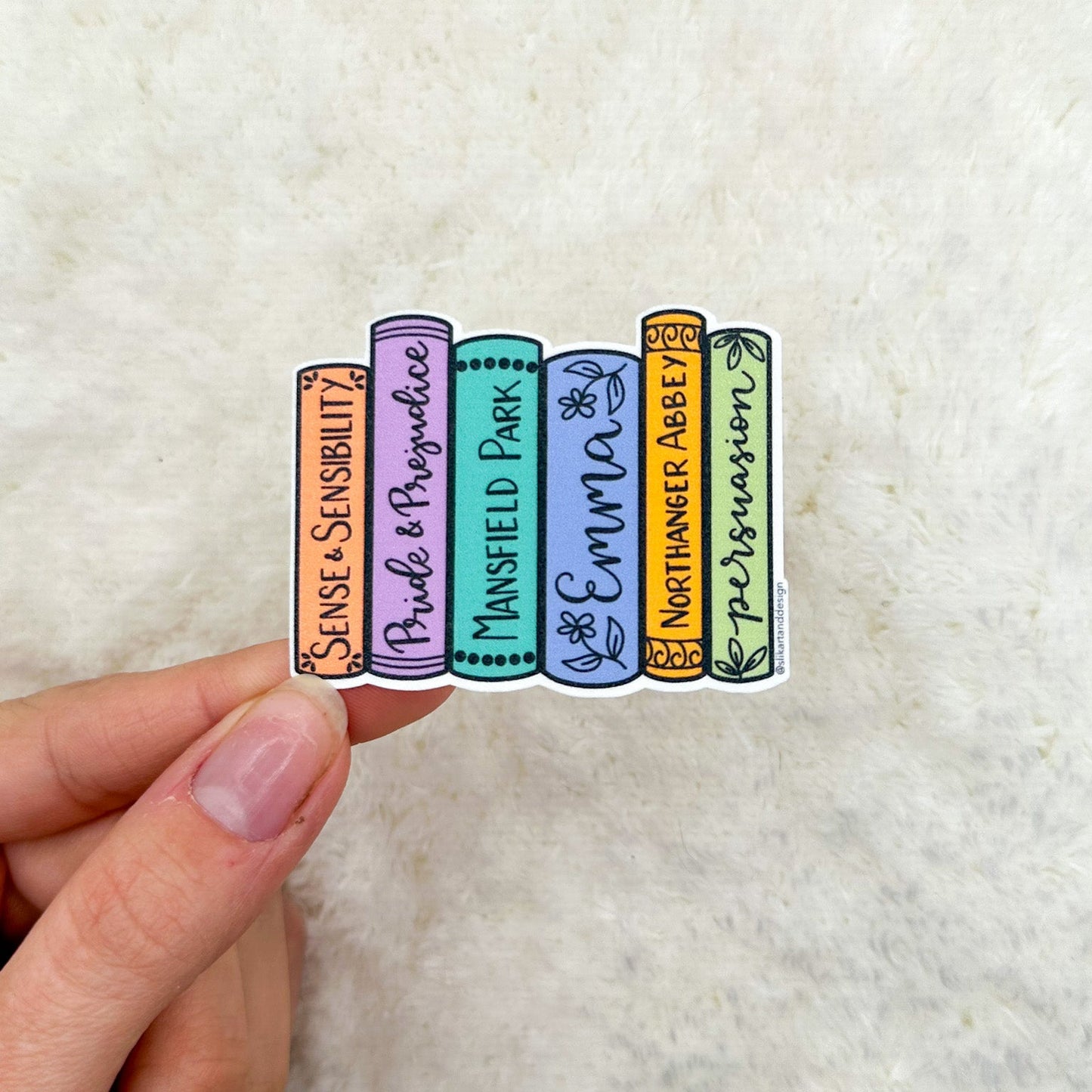 Austen Books Sticker