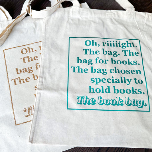 The Book Bag Canvas Tote Bag
