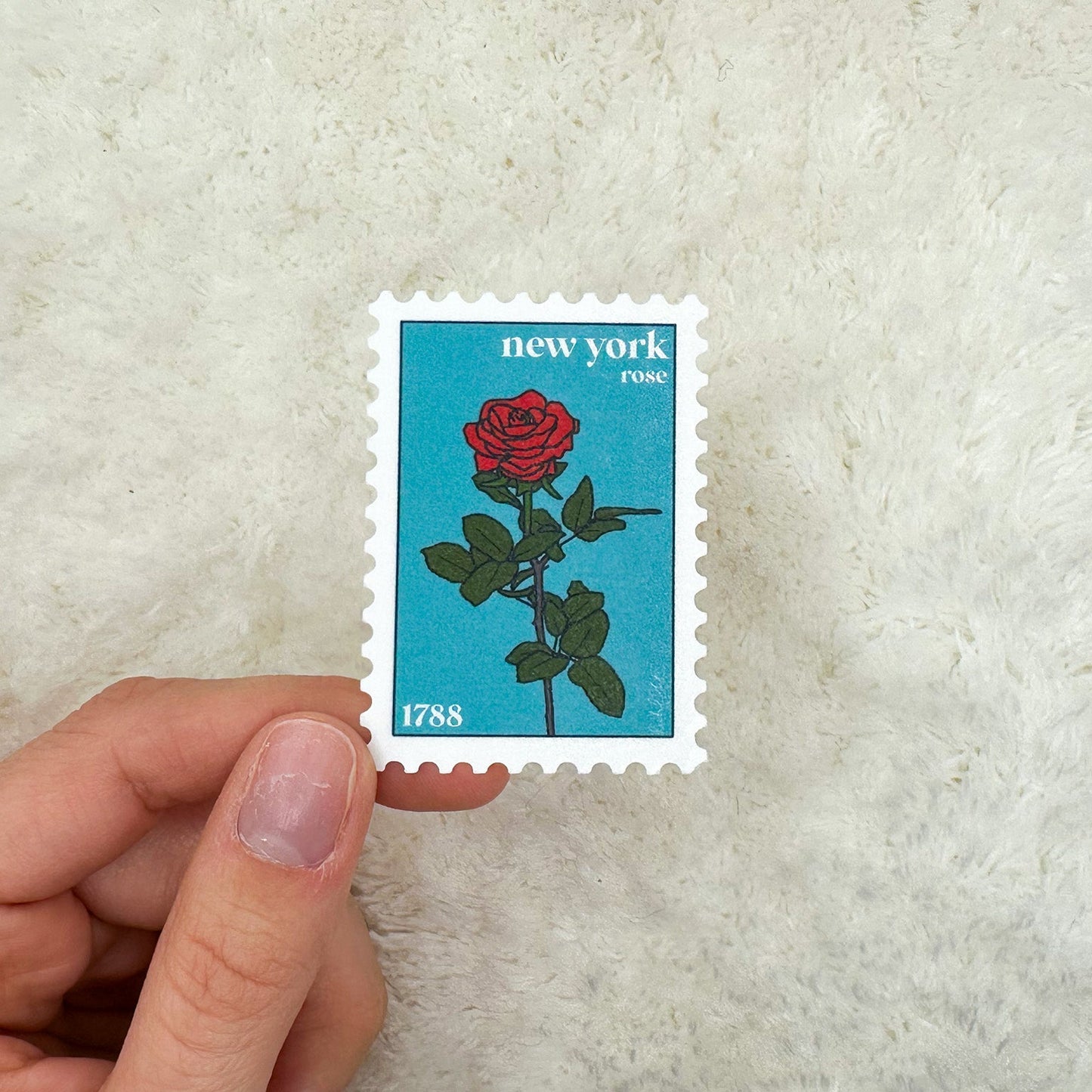 New York Stamp Sticker