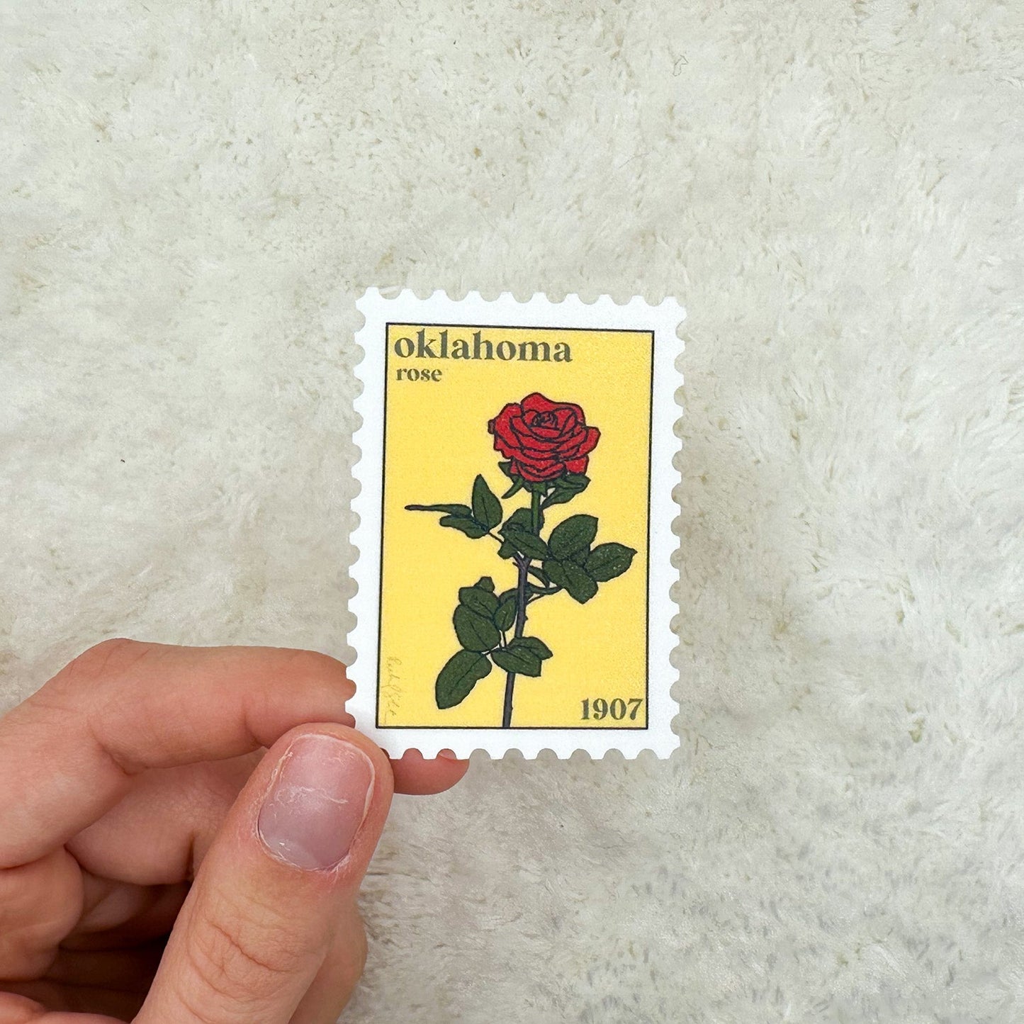 Oklahoma Stamp Sticker