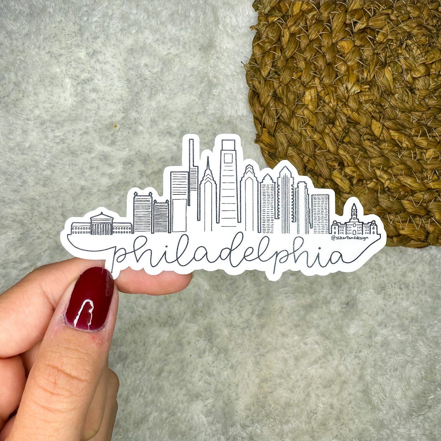 Philadelphia Cityscape Sticker
