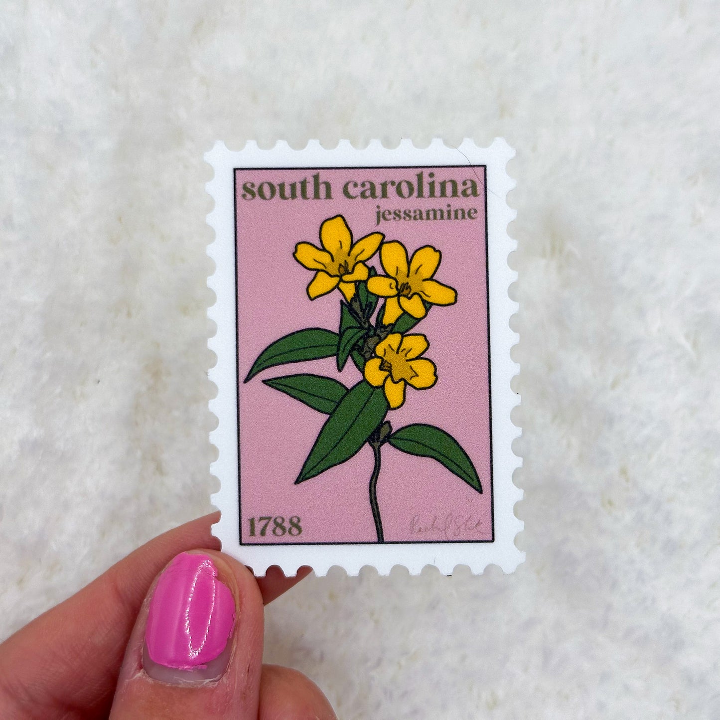 South Carolina Stamp Sticker
