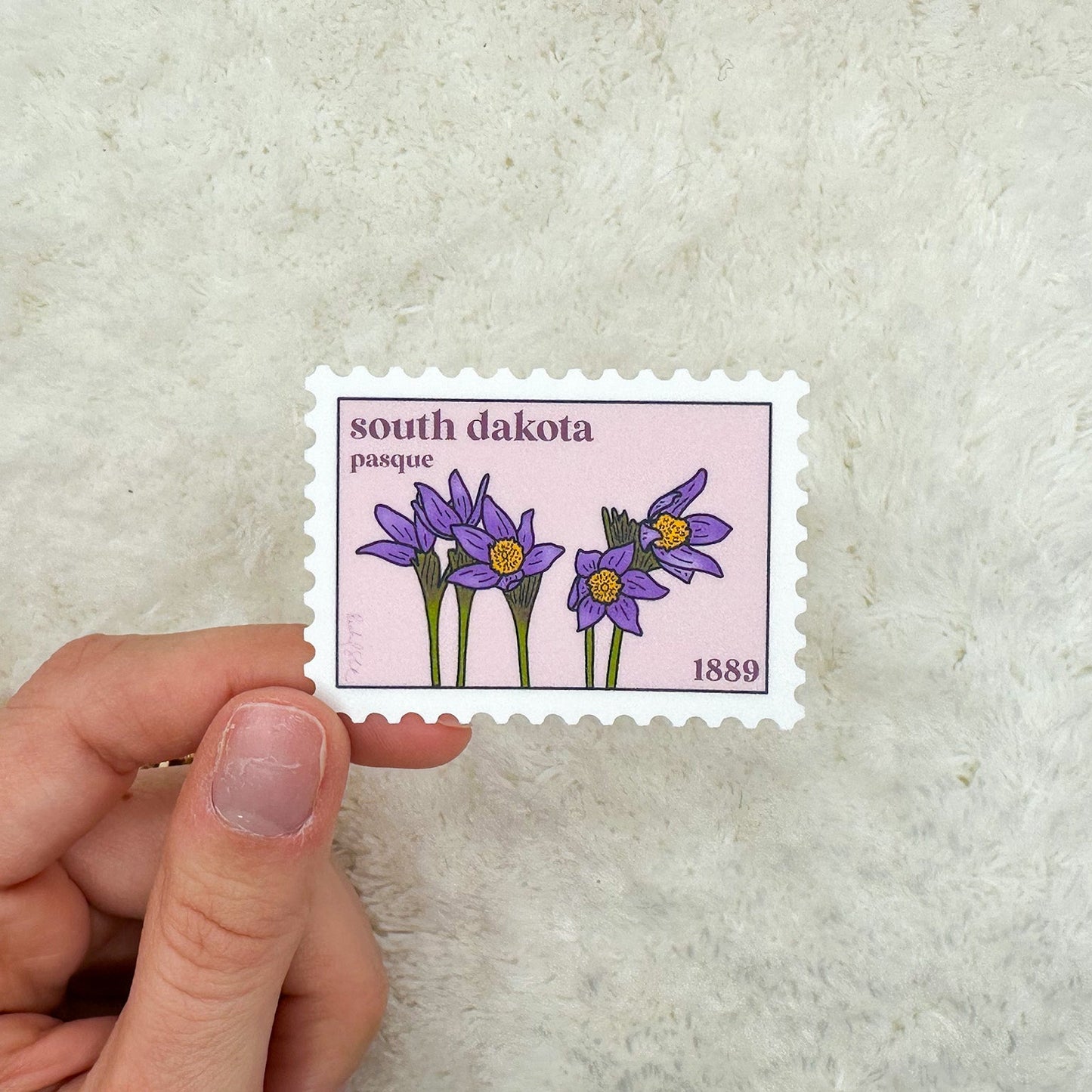 South Dakota Stamp Sticker