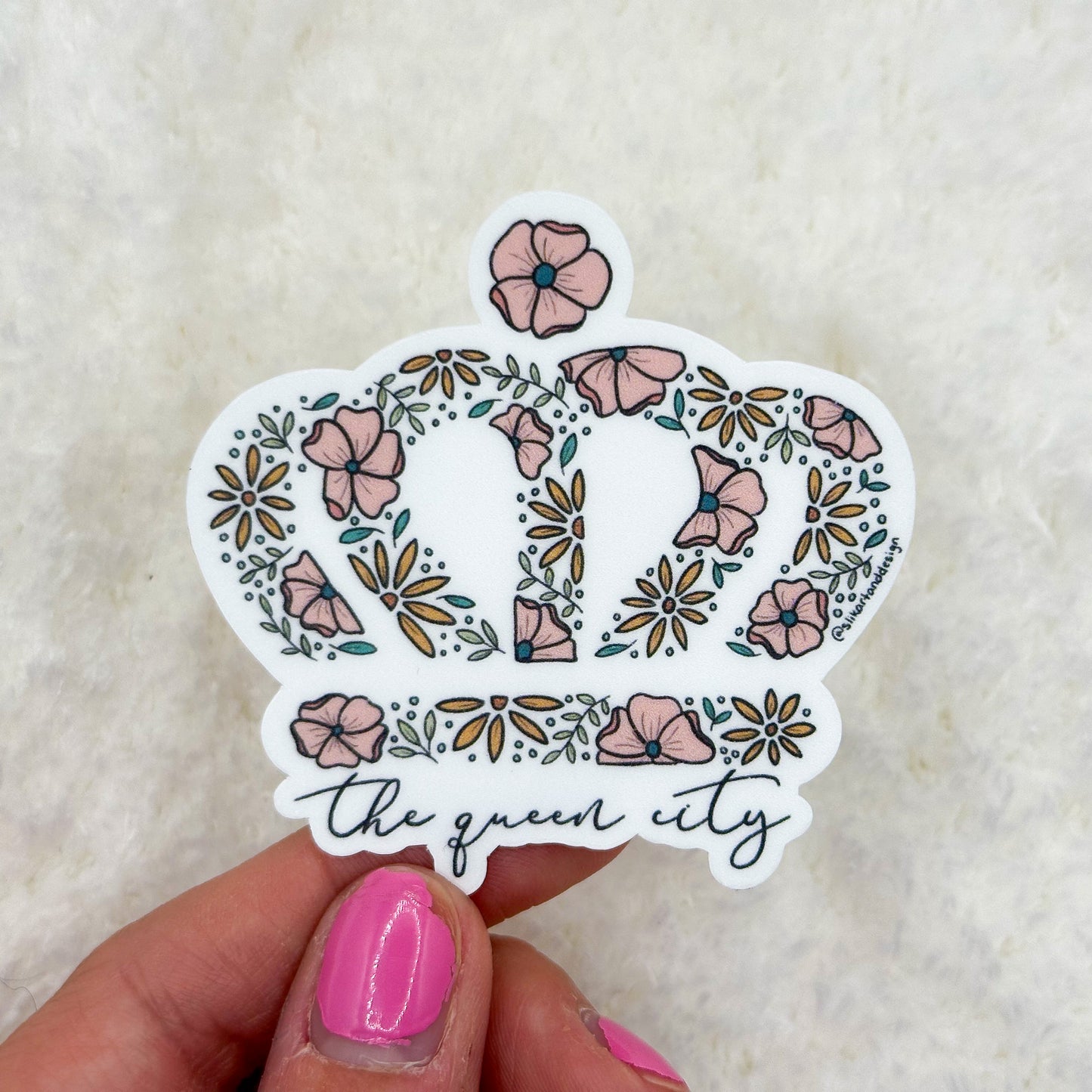 The Queen City Crown Sticker