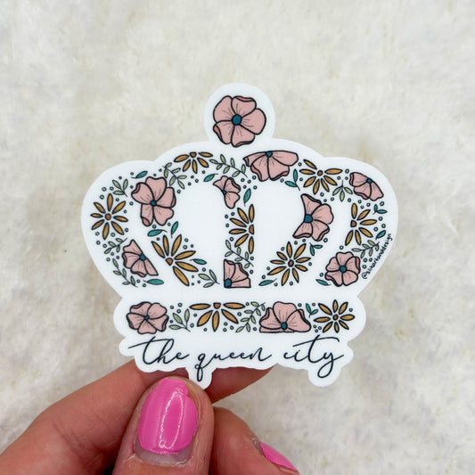 The Queen City Crown Sticker