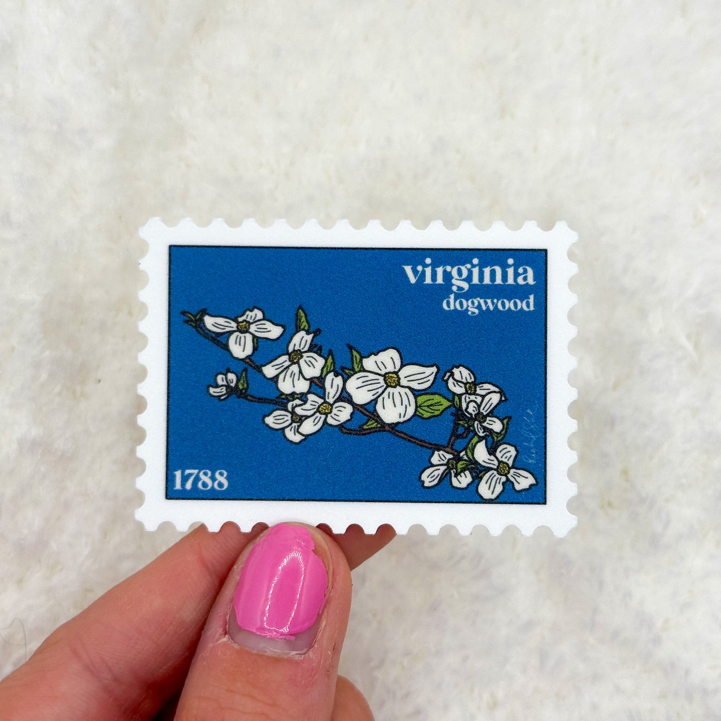 Virginia Stamp Sticker