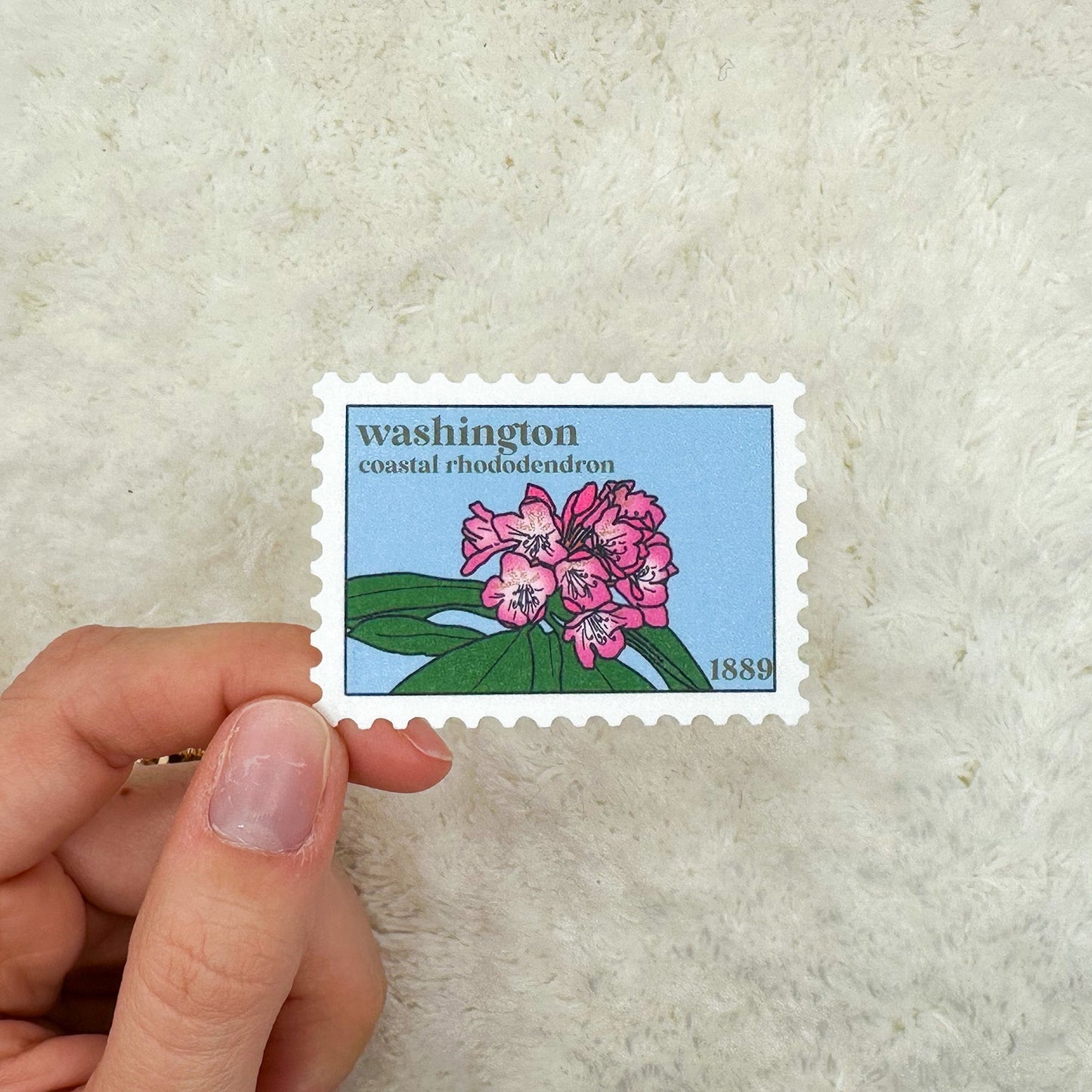 Washington Stamp Sticker