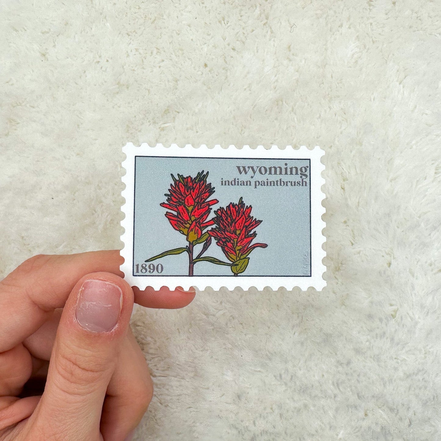 Wyoming Stamp Sticker