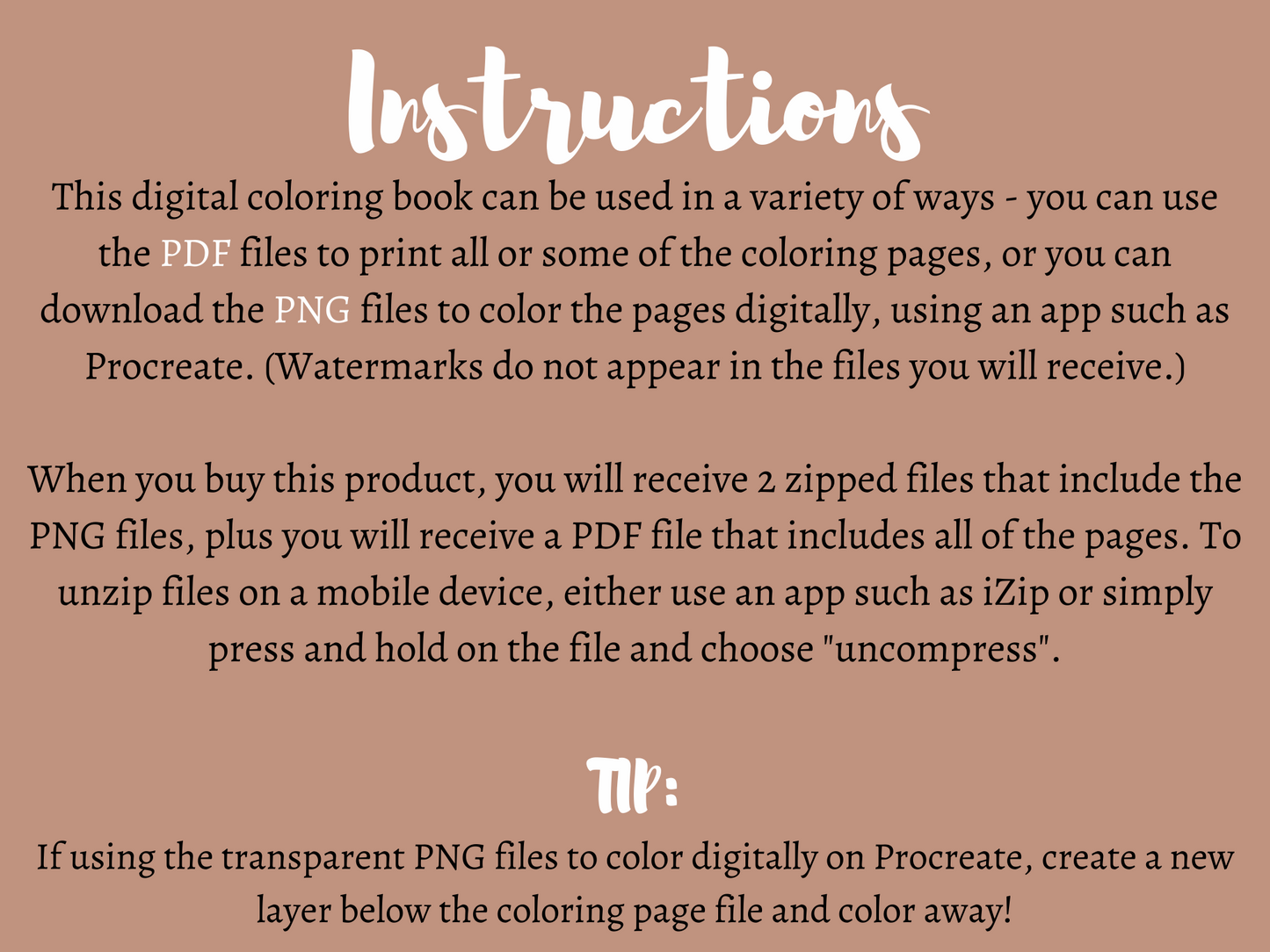Happy and Kind Digital Coloring Book