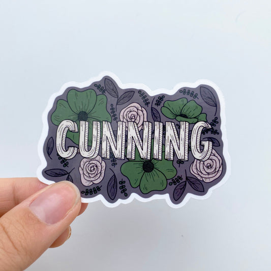 Cunning Sticker - Slytherin Hogwarts House Sticker