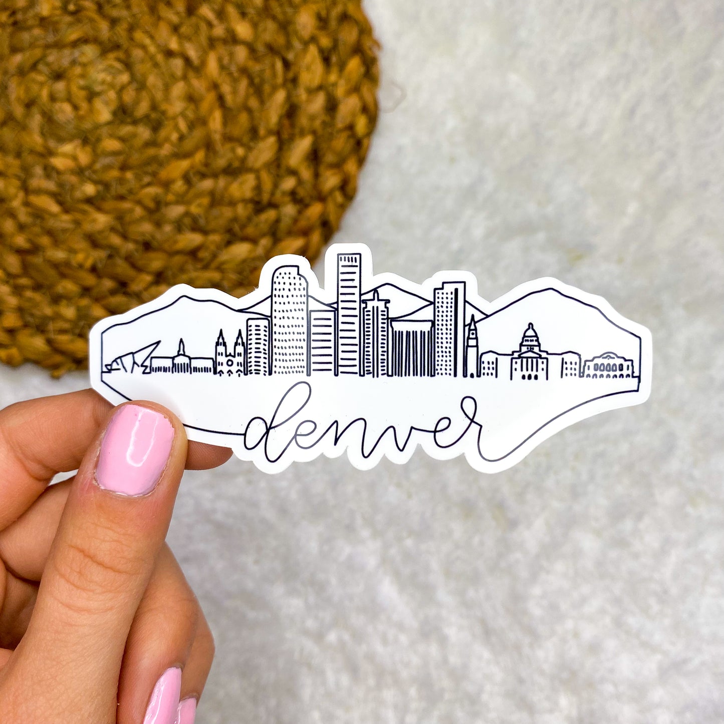 Denver Cityscape Sticker