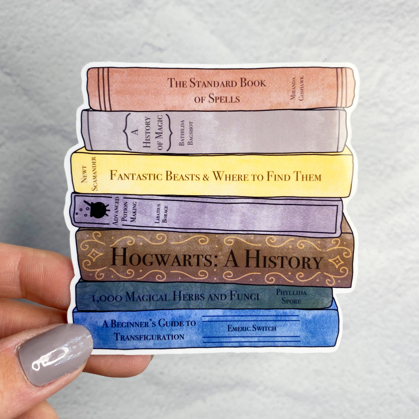 Wizarding Books Sticker