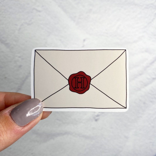 Wizarding School Letter Sticker