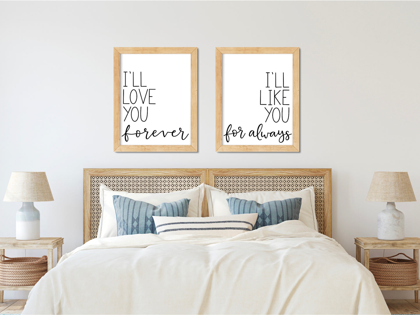 I'll Love You Forever, I'll Like You for Always Art Print Set