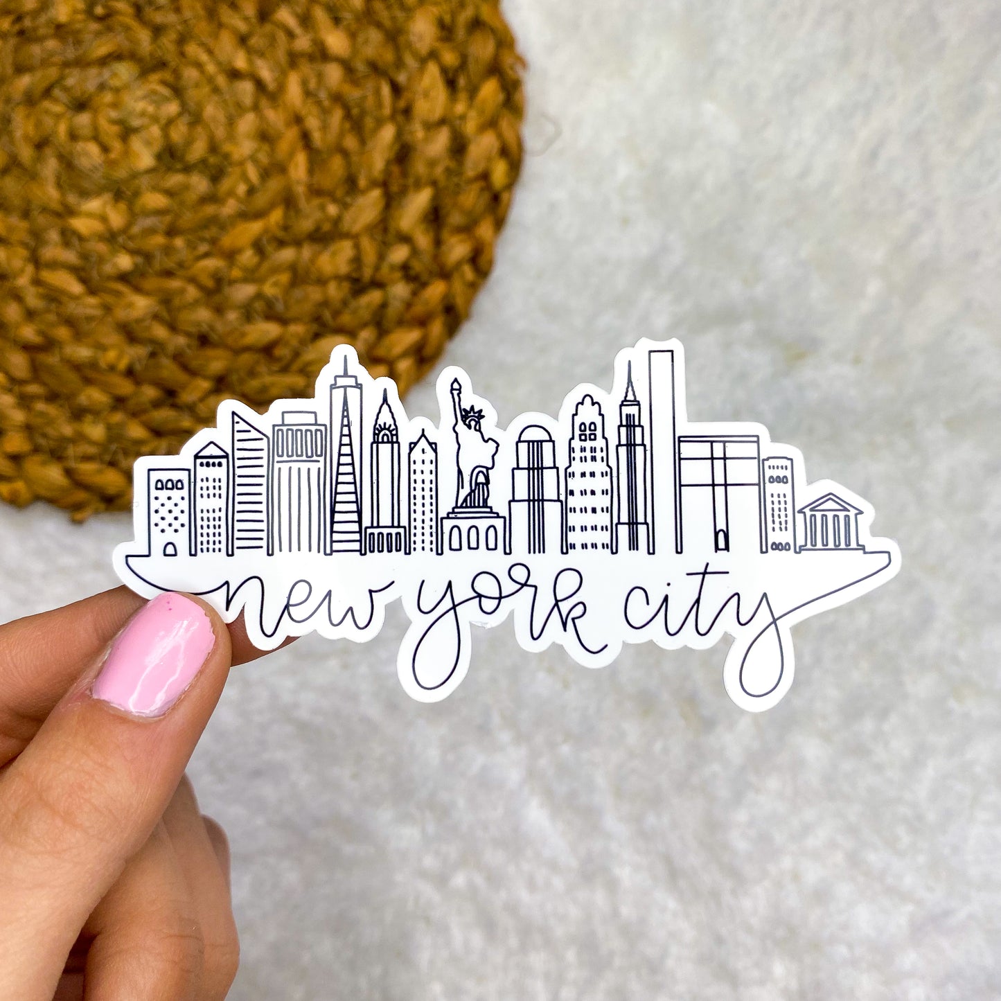 New York City Cityscape Sticker