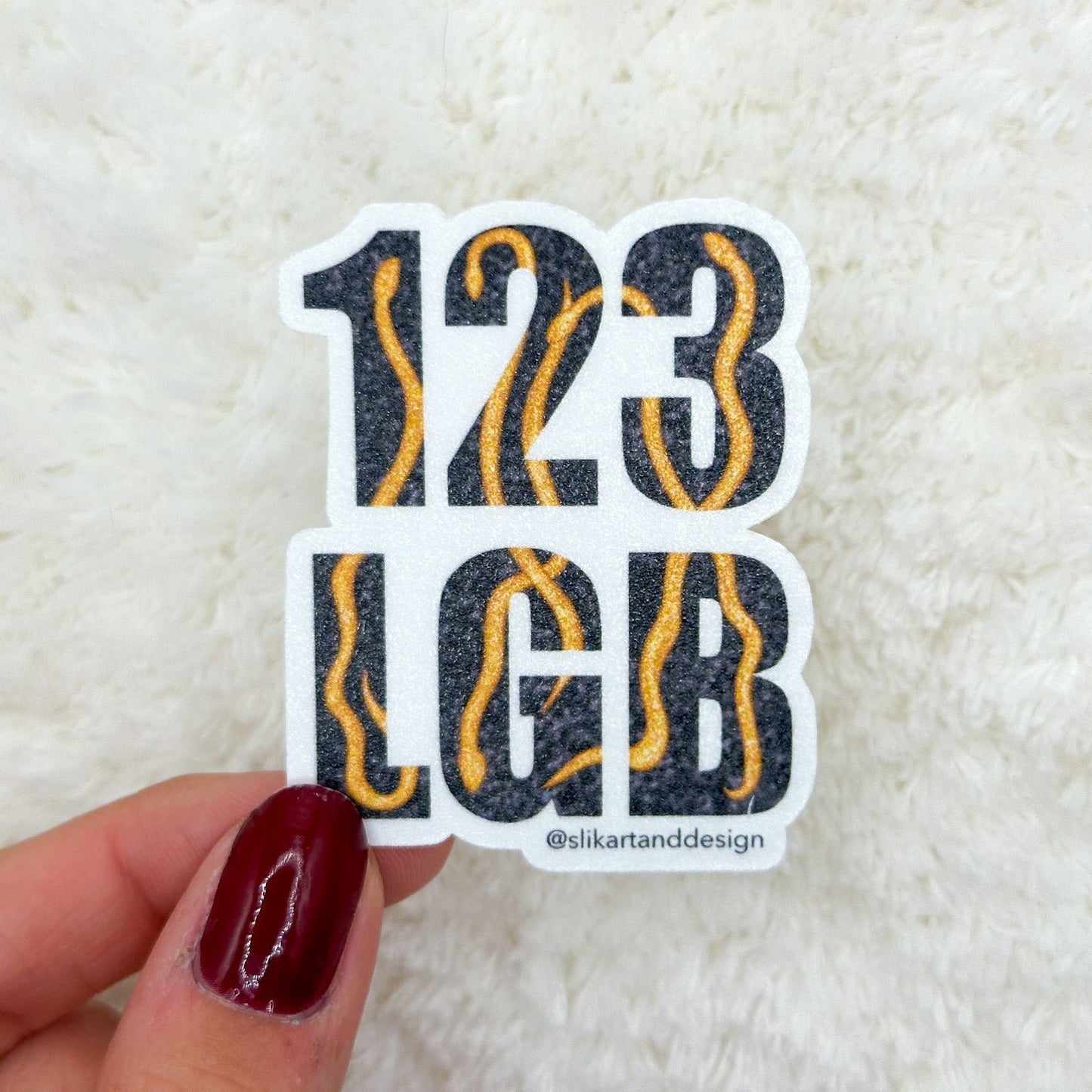 Reputation 123 LGB Sticker