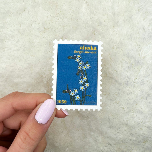 Alaska Stamp Sticker