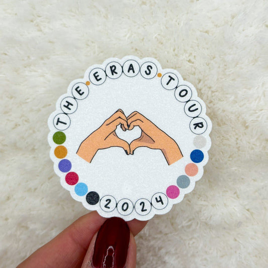 Eras Tour 2024 Heart Hands Sticker