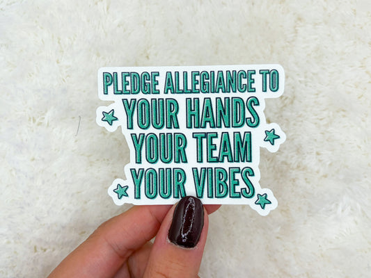Pledge Allegiance Sticker