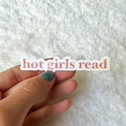 Hot People Read Sticker
