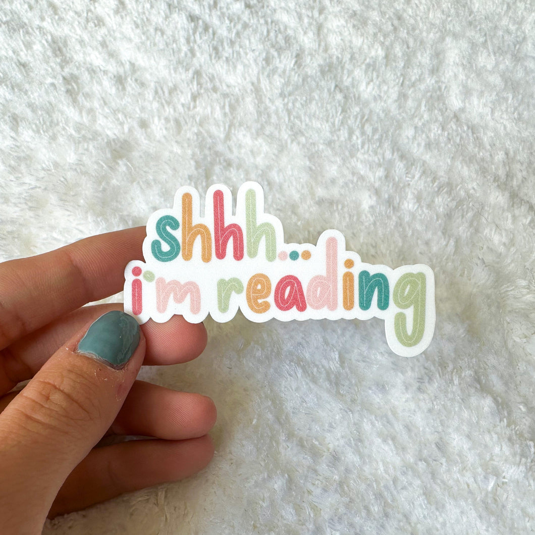 Shhh I’m Reading Sticker