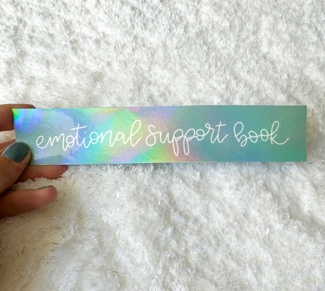 Emotional Support Book Bookmark