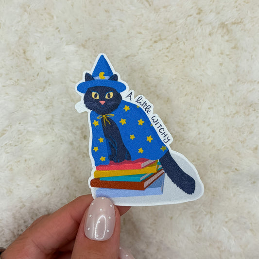 A Little Witchy Cat Sticker