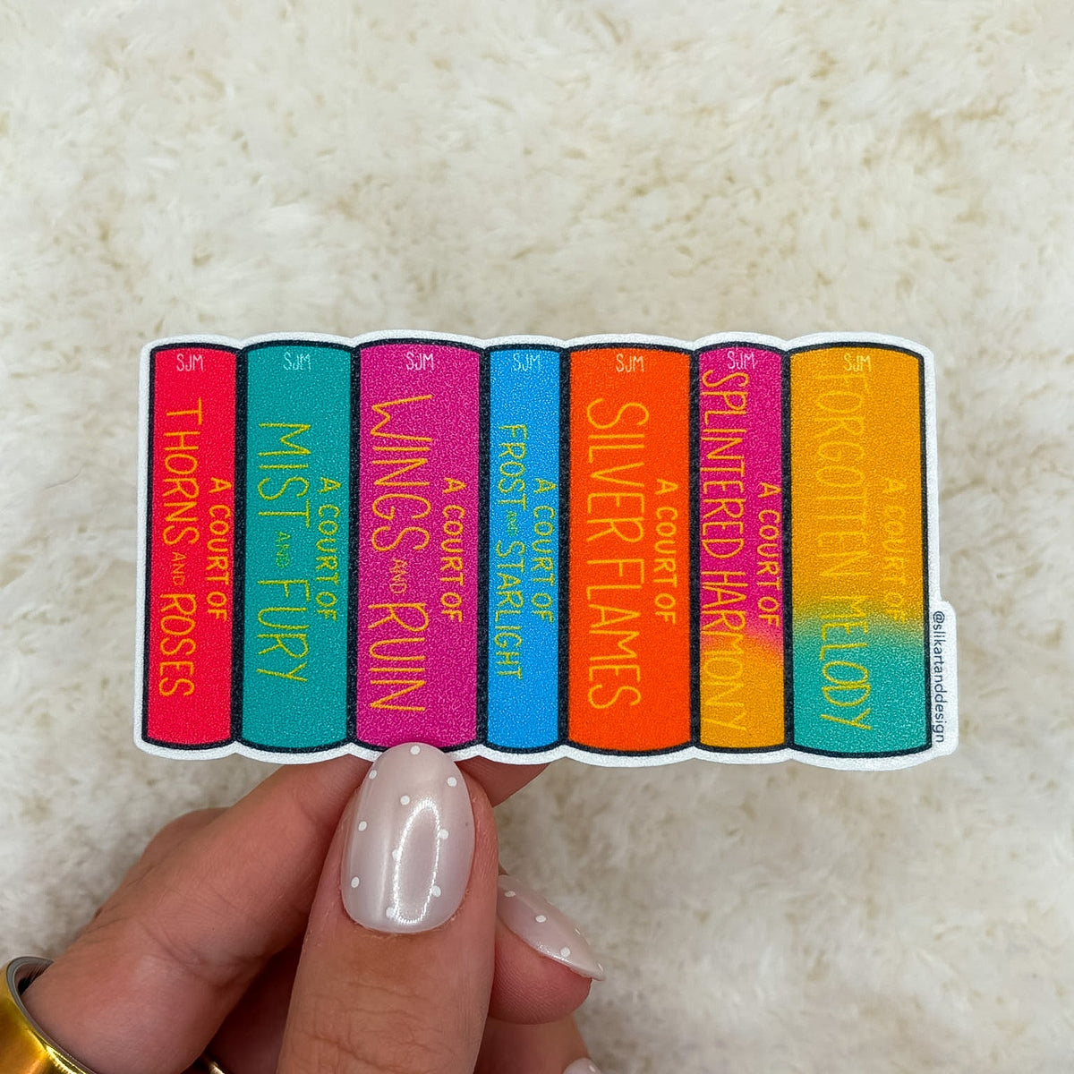 ACOTAR Books UPDATED Sticker