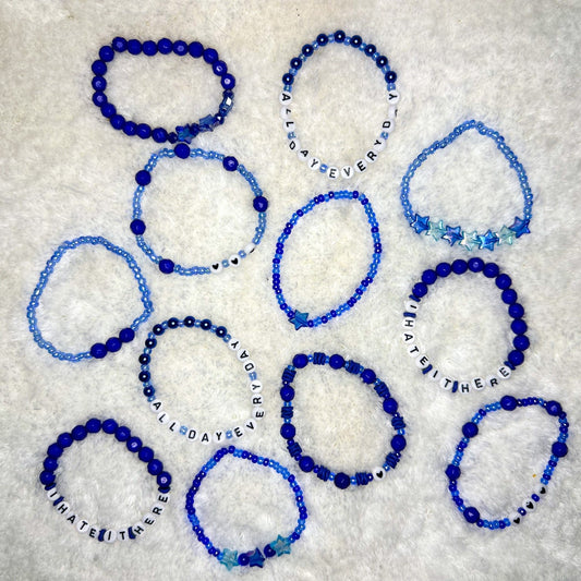 Blue Friendship Bracelet