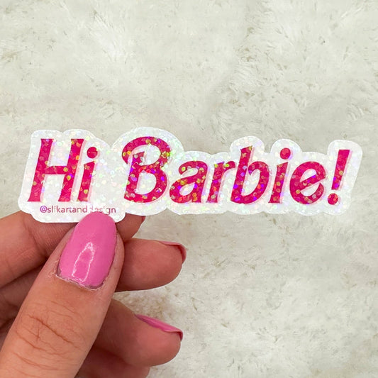 Hi Barbie! Sticker