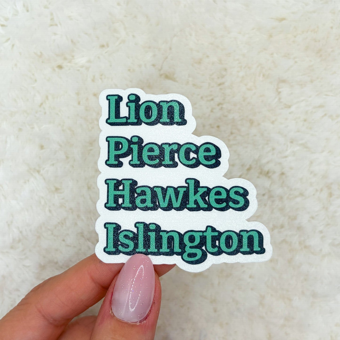 Lion Pierce Hawkes Islington Sticker