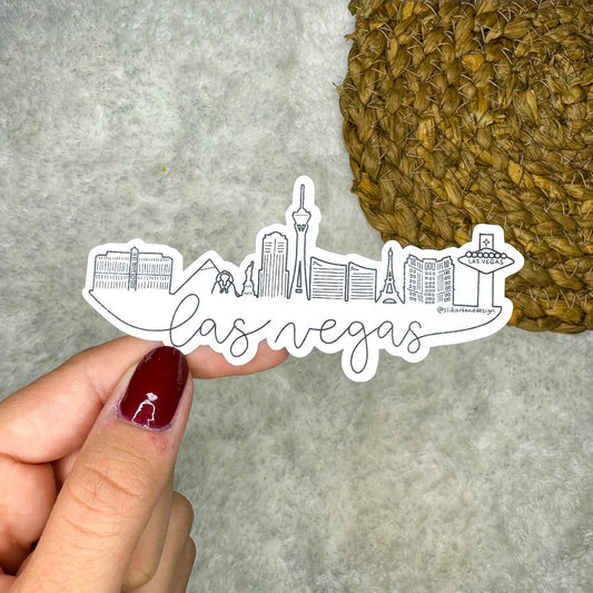 Las Vegas Cityscape Sticker