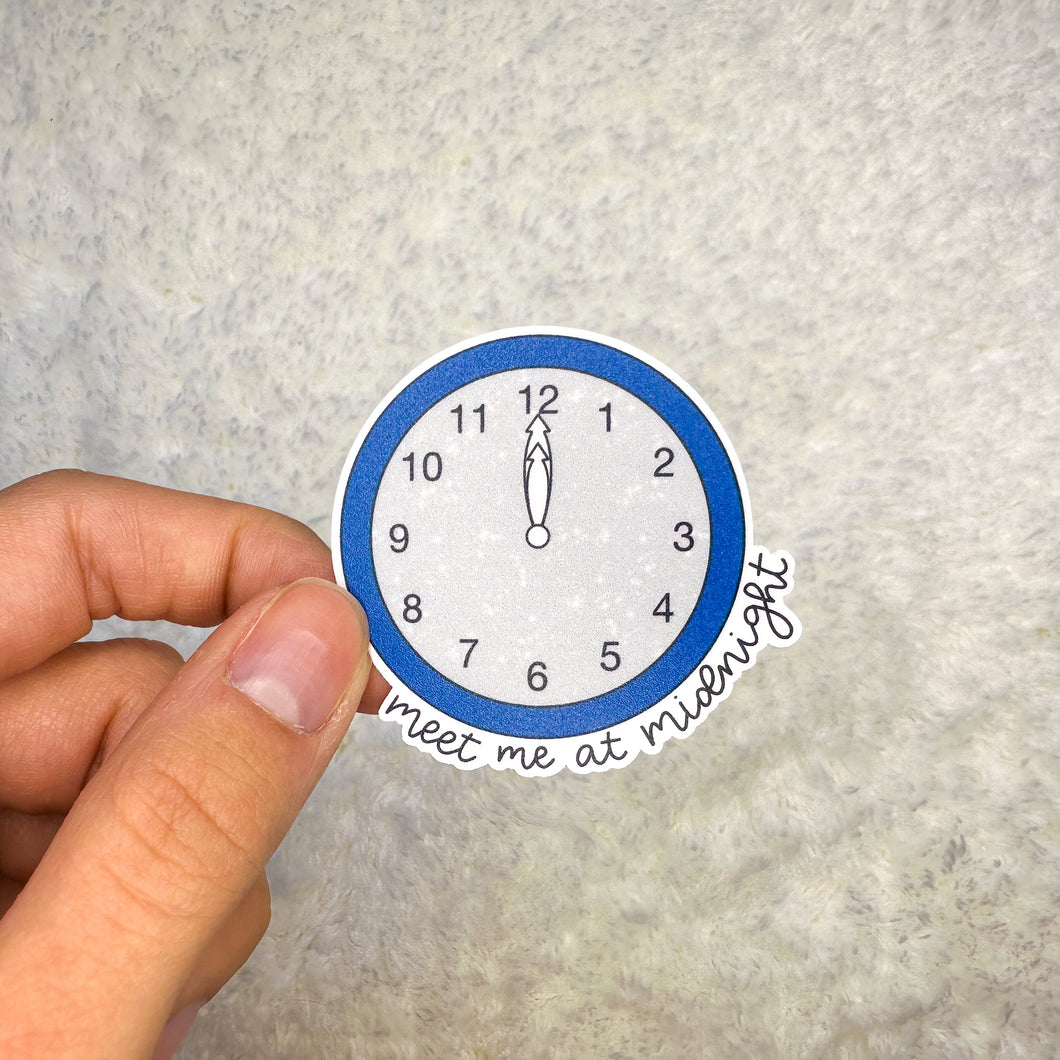Midnights Clock Sticker