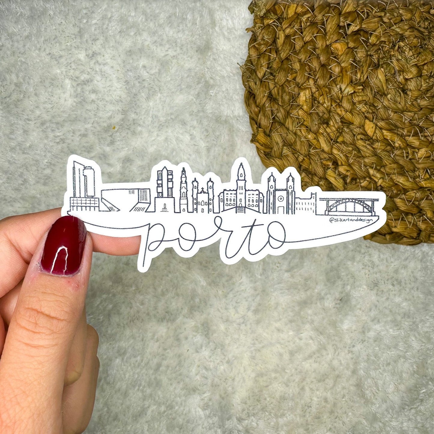 Porto Cityscape Sticker