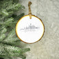 Seattle Skyline Wood Slice Ornament