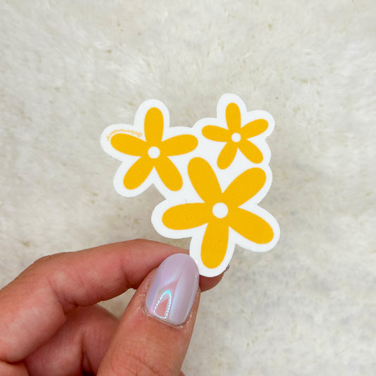 Yellow Flowers Sticker