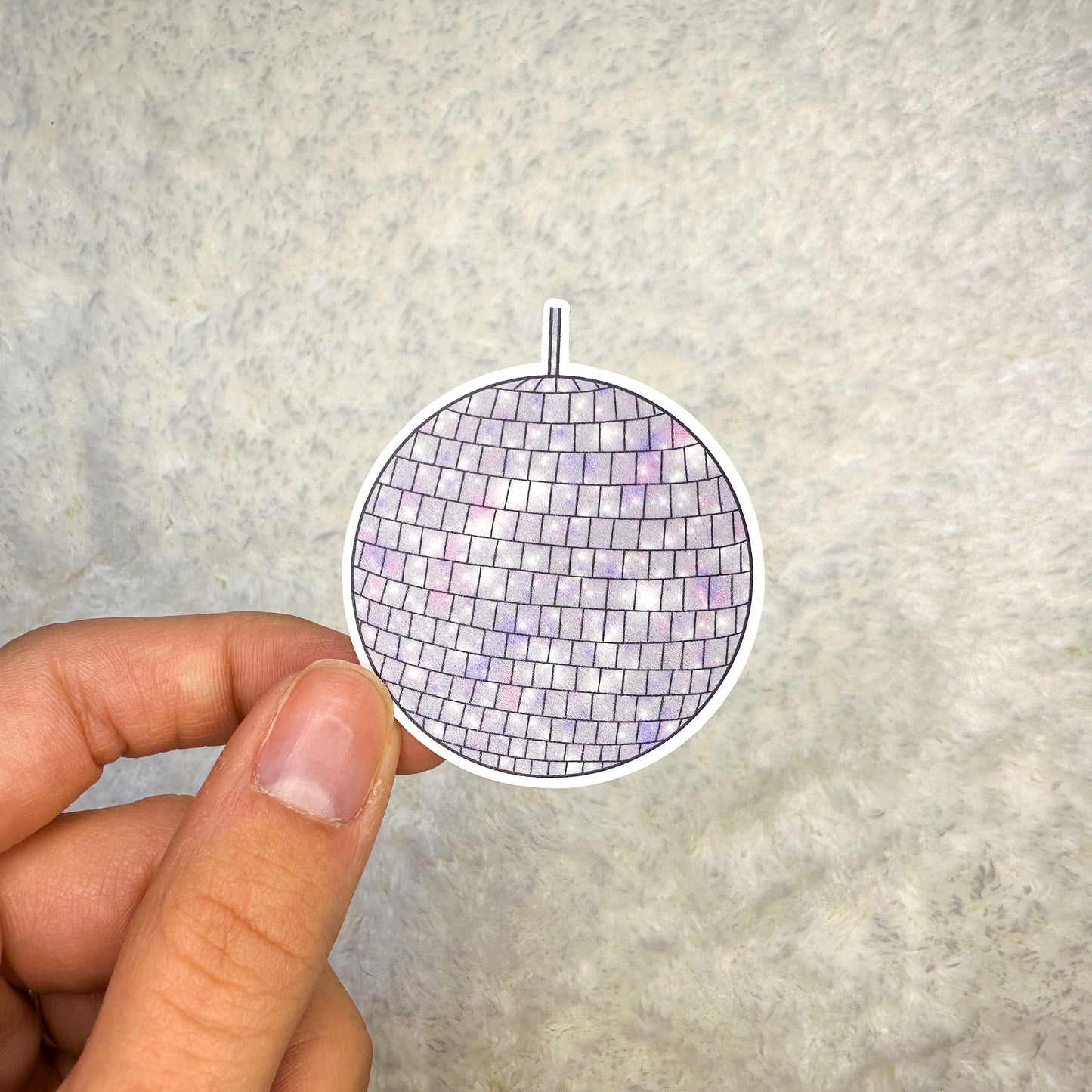 folklore mirrorball Sticker