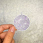 folklore mirrorball Sticker