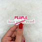 Hot People Read Sticker