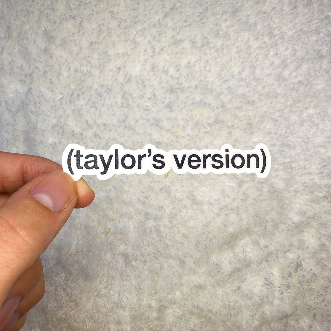 Taylor's Version Sticker