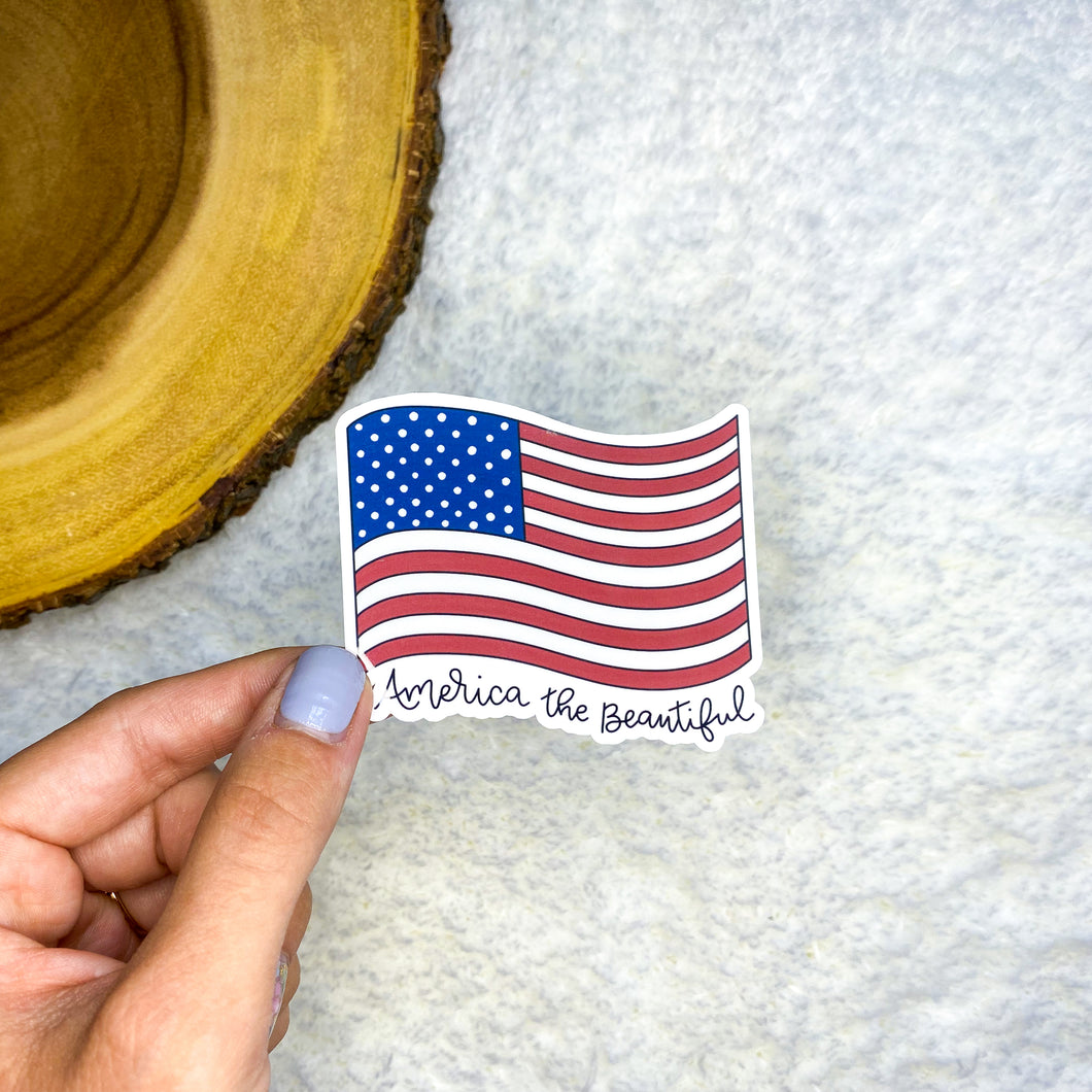 America the Beautiful Sticker