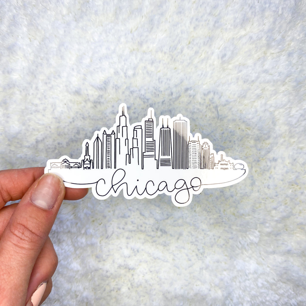 Chicago Cityscape Sticker