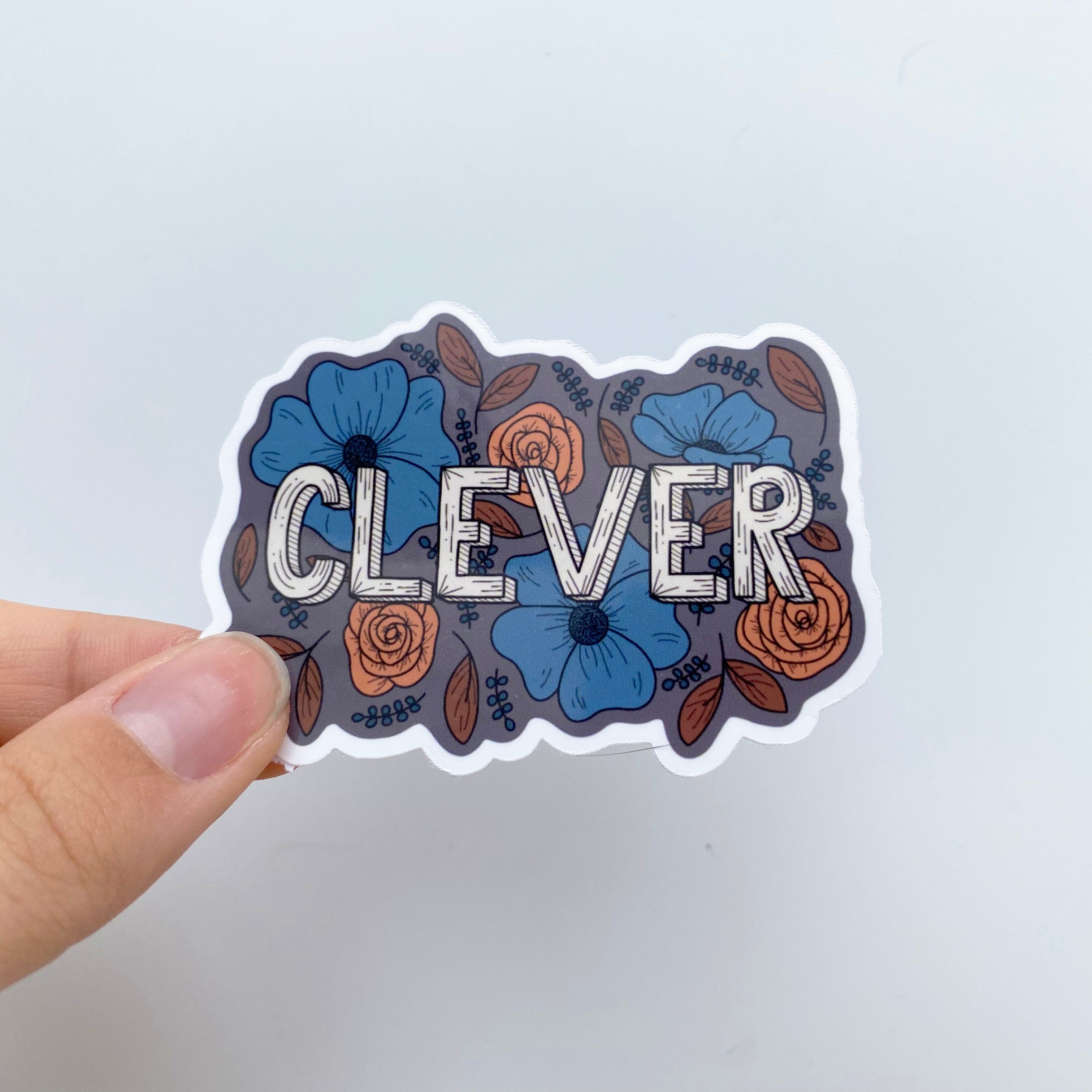 Sticker For Clever Clever Sticker - Ravenclaw Hogwarts House Sticker – Slik Art and Design