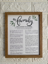 Load image into Gallery viewer, The Family: A Proclamation to the World Digital Print
