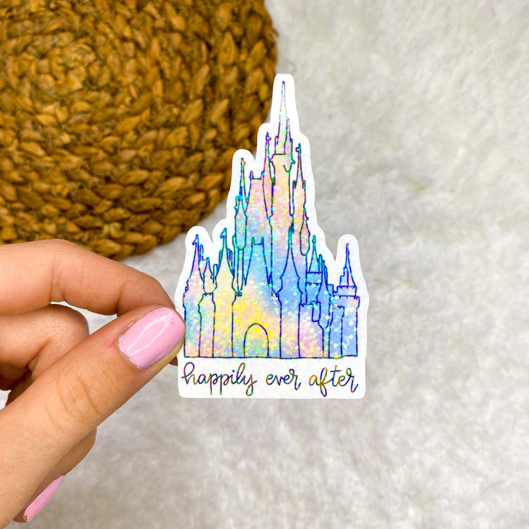 Magic Rainbow Castle Sticker